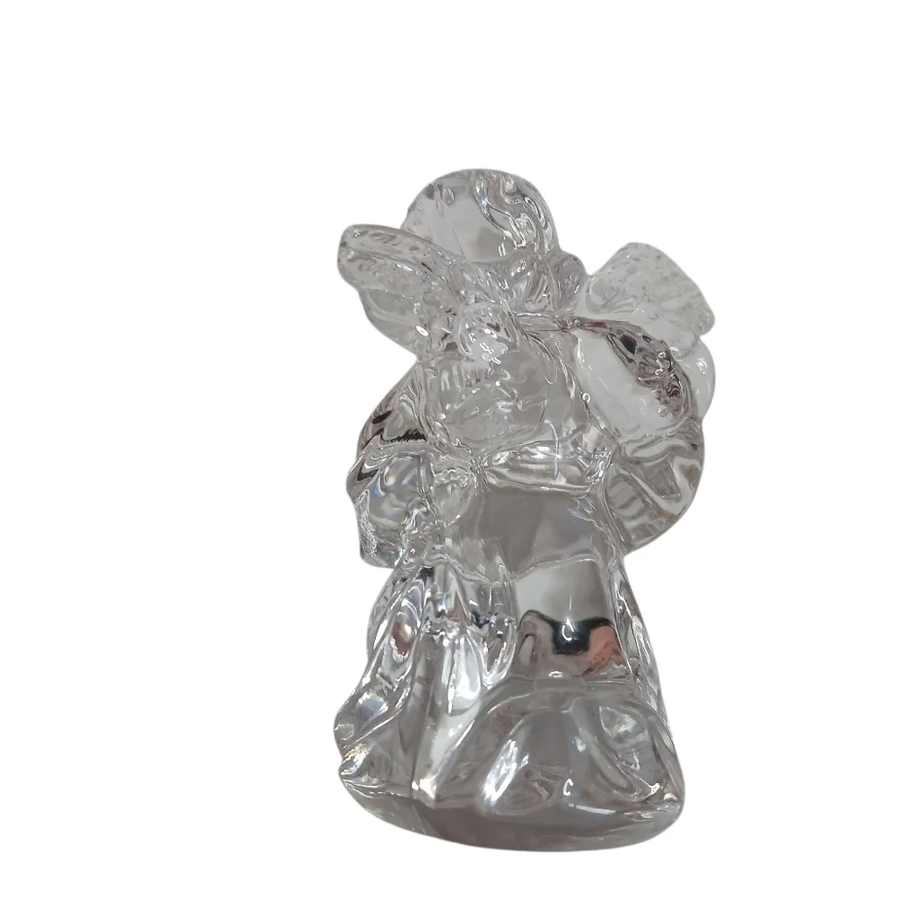 Mikasa Clear Crystal Angel Wine Bottle Stopper Cherub Song Elegant Gifts